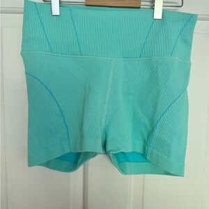 BNWT Turquoise Aerie Yoga Shorts sz L